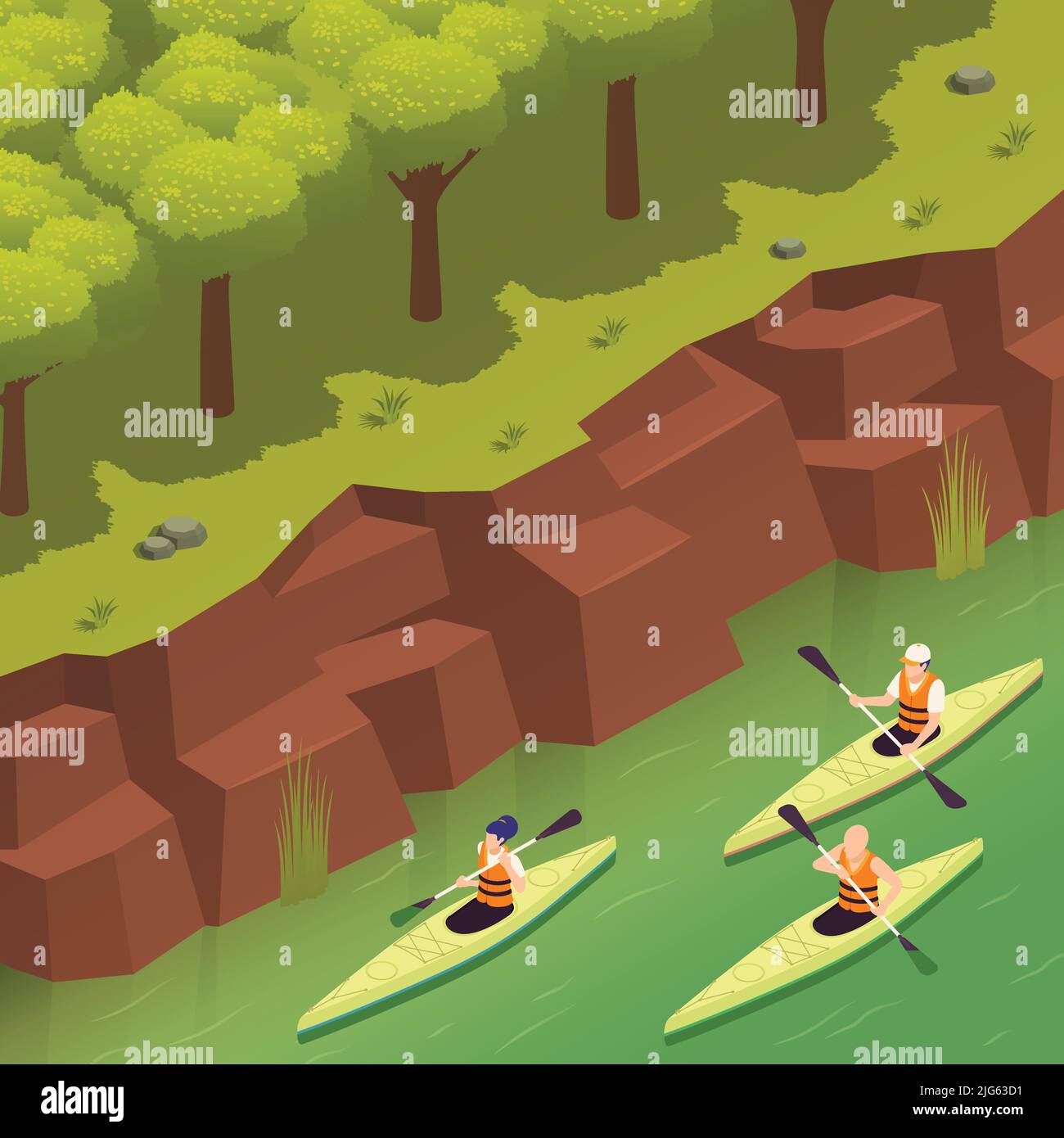 Downstream view Stock Vector Images - Alamy