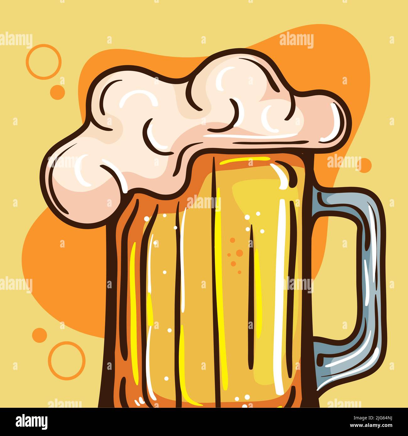 beer jar drink Stock Vector Image & Art Alamy