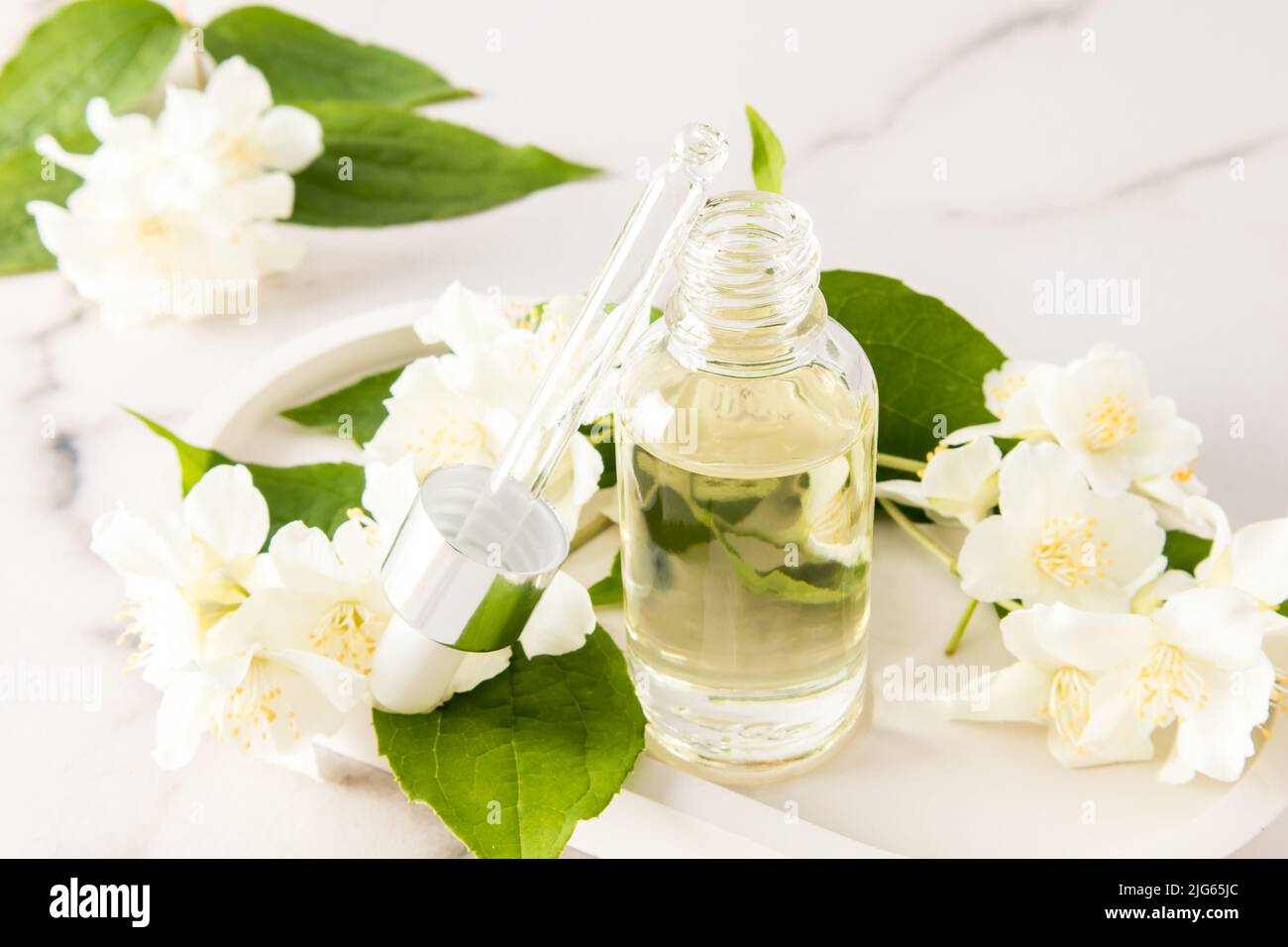 Jasmine oil. Aromatherapy with Jasmine oil and soap. Jasmine flower Stock  Photo - Alamy