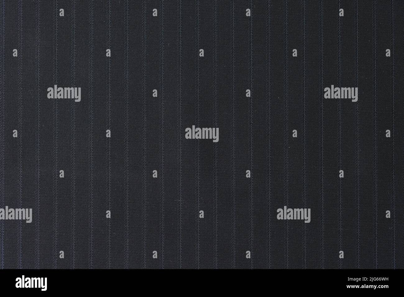 Black striped fabric textured background for design art work Stock