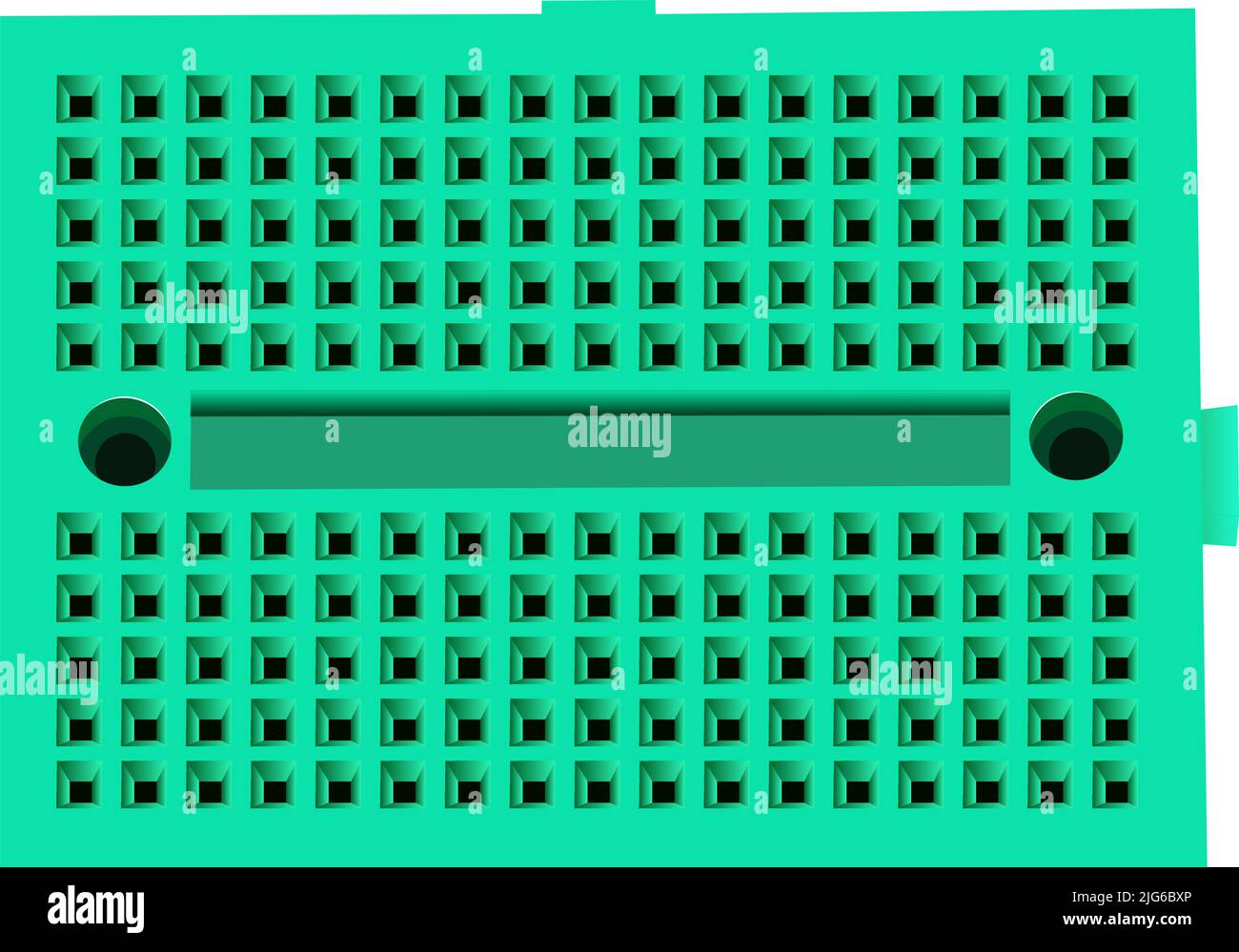 Breadboard 170 points illustration electronic Stock Vector Image & Art
