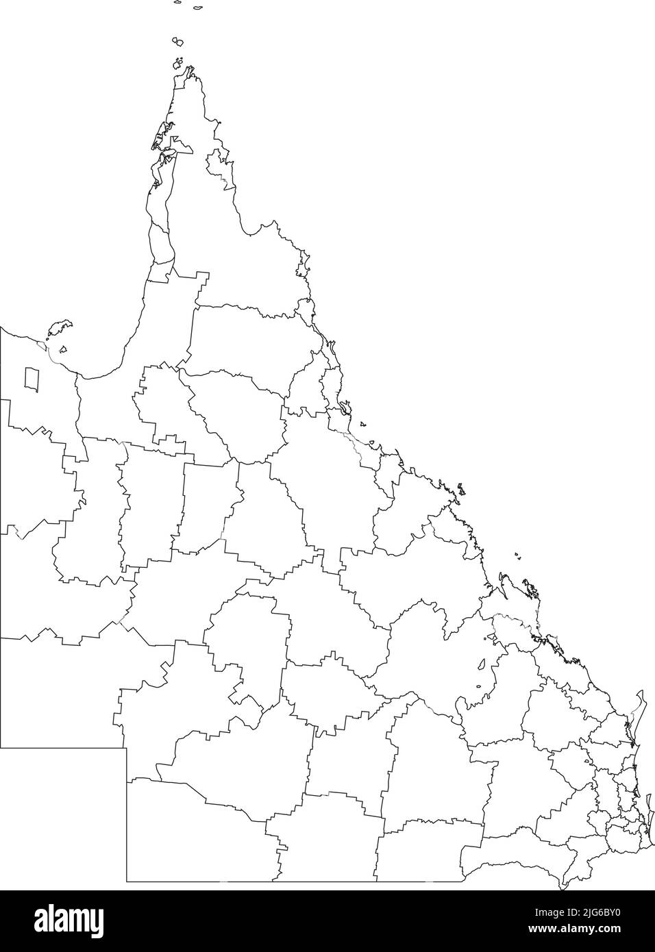 White map of local government areas of QUEENSLAND, AUSTRALIA Stock Vector Image & Art Alamy White map of local government areas of QUEENSLAND, AUSTRALIA Stock Vector Image & Art Alamy