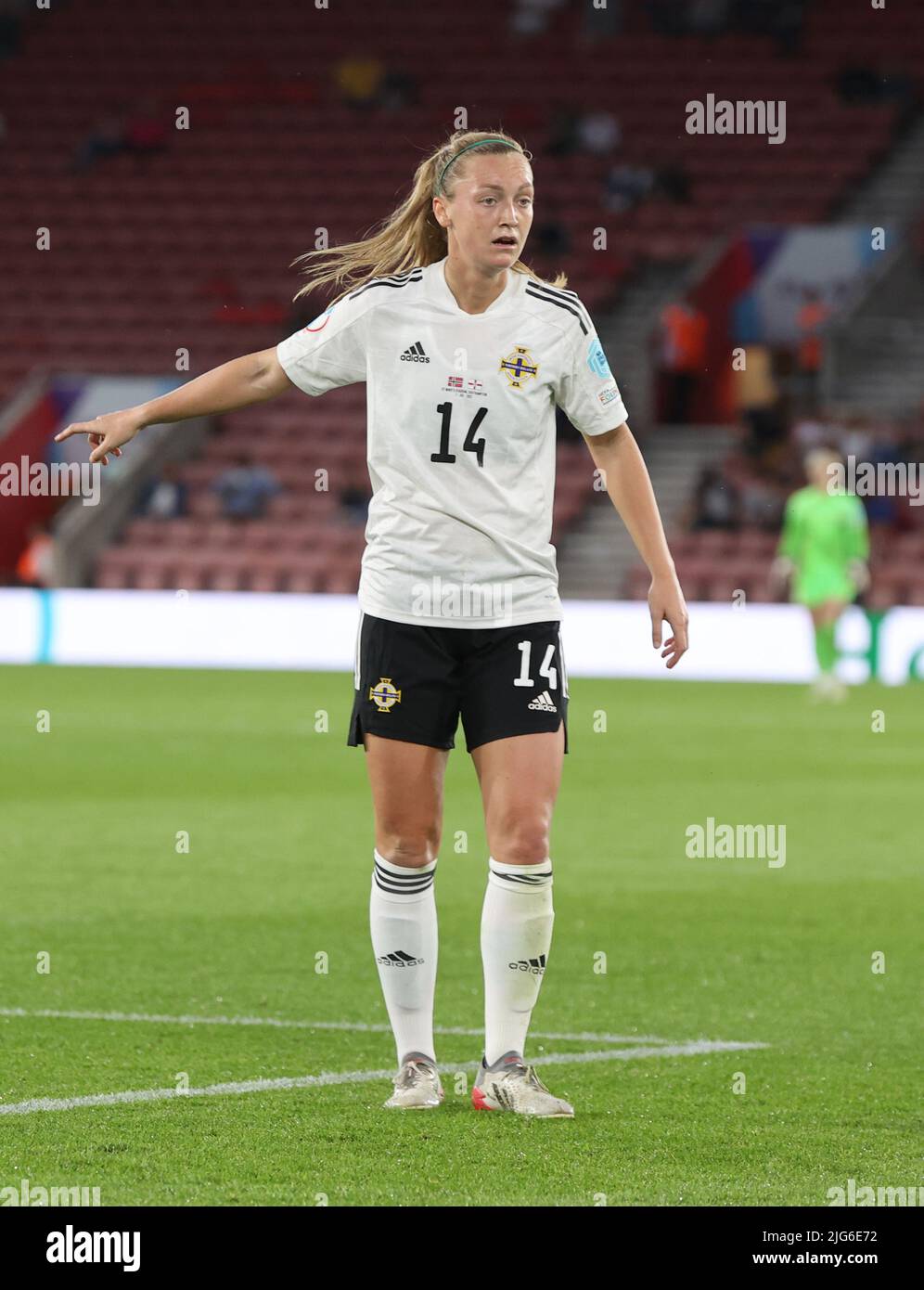 SOUTHAMPTON ENGLAND JULY 07 Lauren Wade (Glentoran)of Northern
