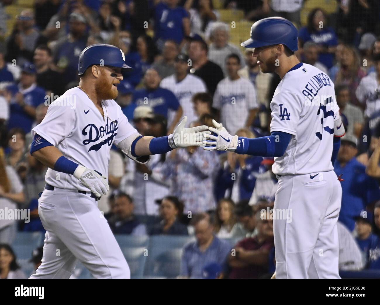 Los Angeles Dodgers outfielder Cody Bellinger (35) during an MLB regular  season game against the Arizona Diamondbacks, Sunday, July 11, 2021, in Los  A Stock Photo - Alamy