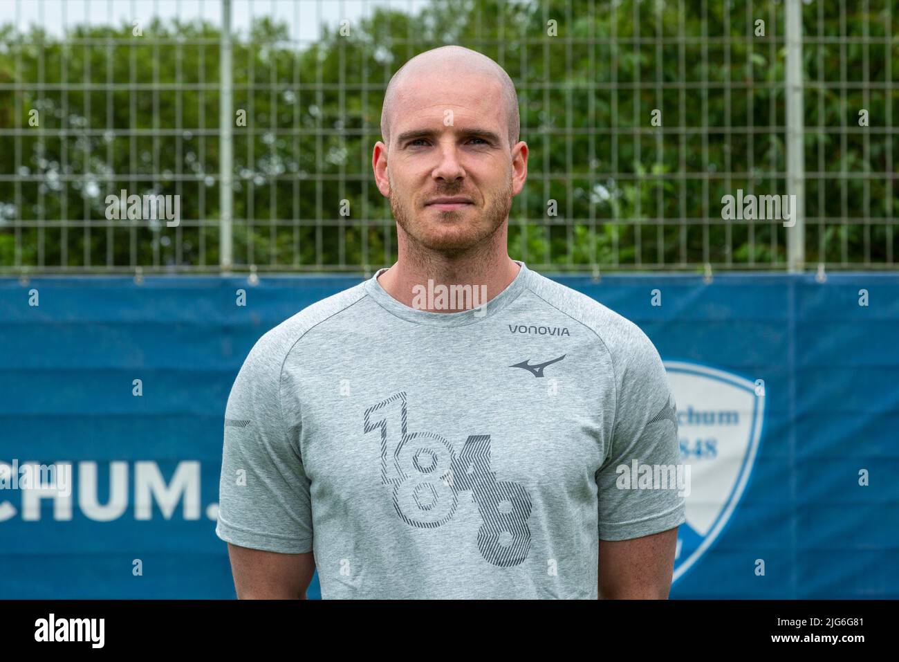 football, Bundesliga, 2022/2023, VfL Bochum, Media Day, rehab coach and individual trainer Marius Kirmse Stock Photo