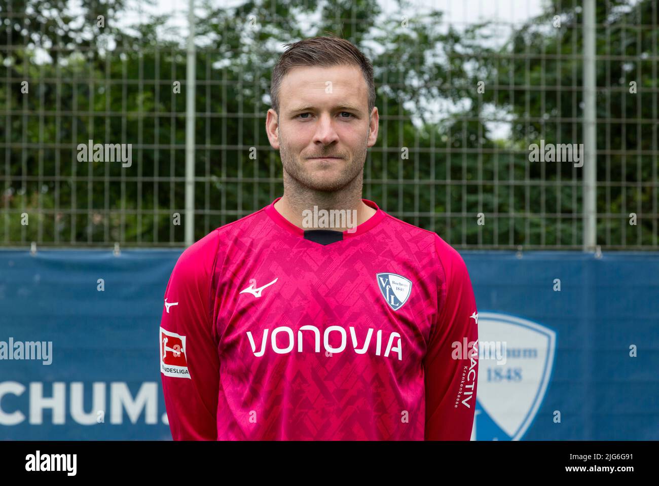 football, Bundesliga, 2022/2023, VfL Bochum, Media Day, goalkeeper Michael Esser Stock Photo