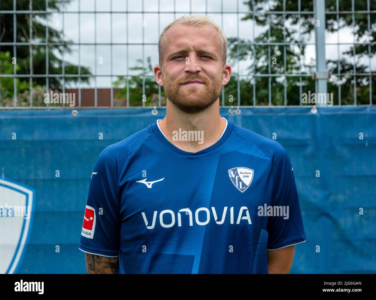 football, Bundesliga, 2022/2023, VfL Bochum, Media Day, Philipp Hofmann Stock Photo