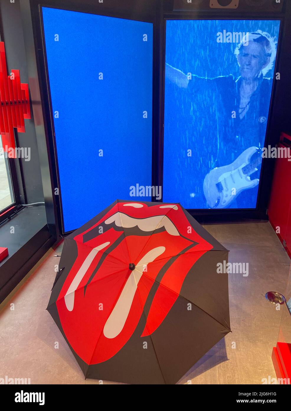 THE ROLLING STONES  UK CARNABY ST. STORE Stock Photo