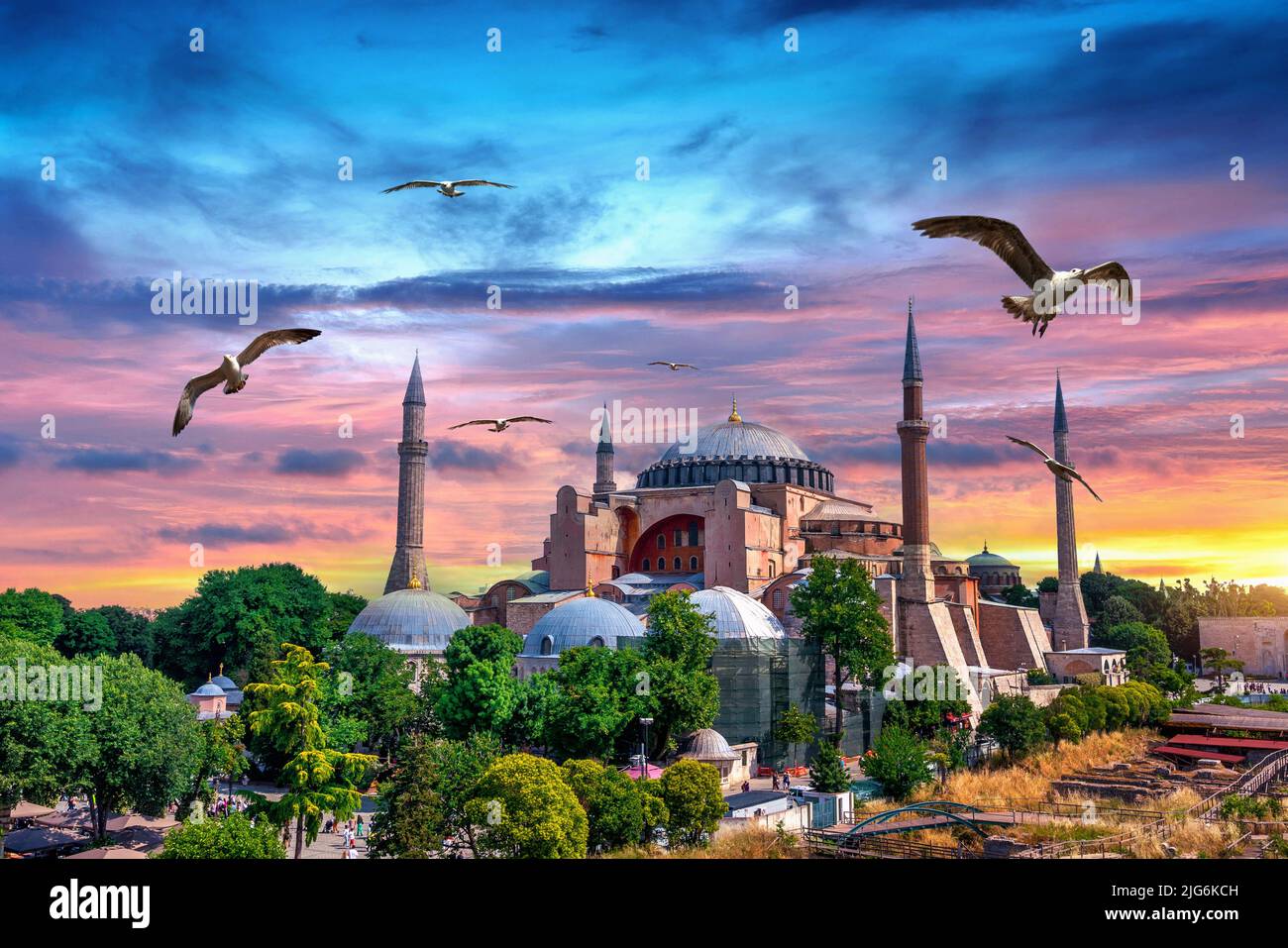 Hagia sofia aerial hi-res stock photography and images - Alamy