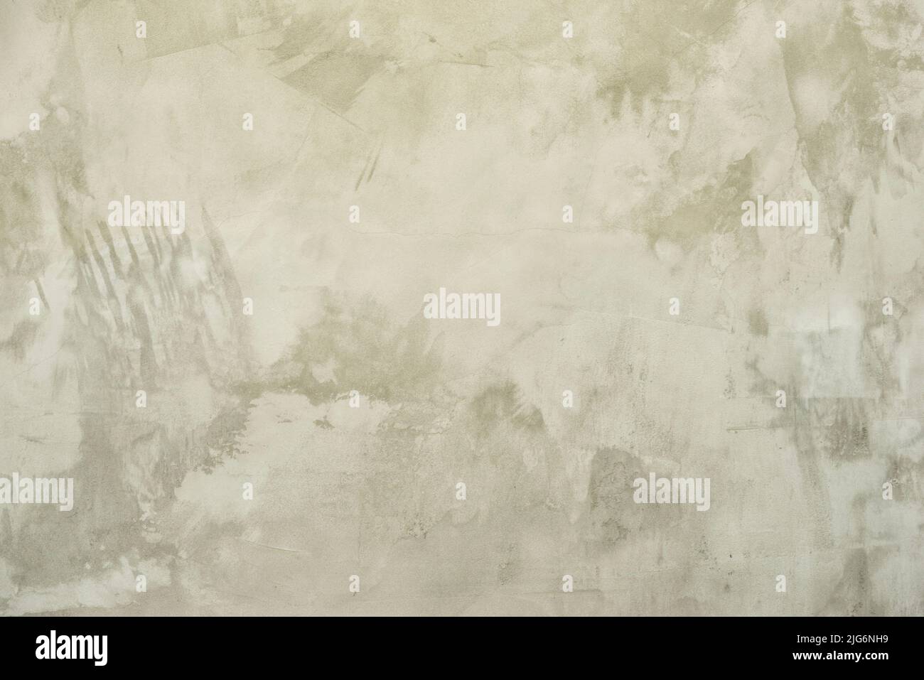 abstract grey wall background with spatula stains Stock Photo