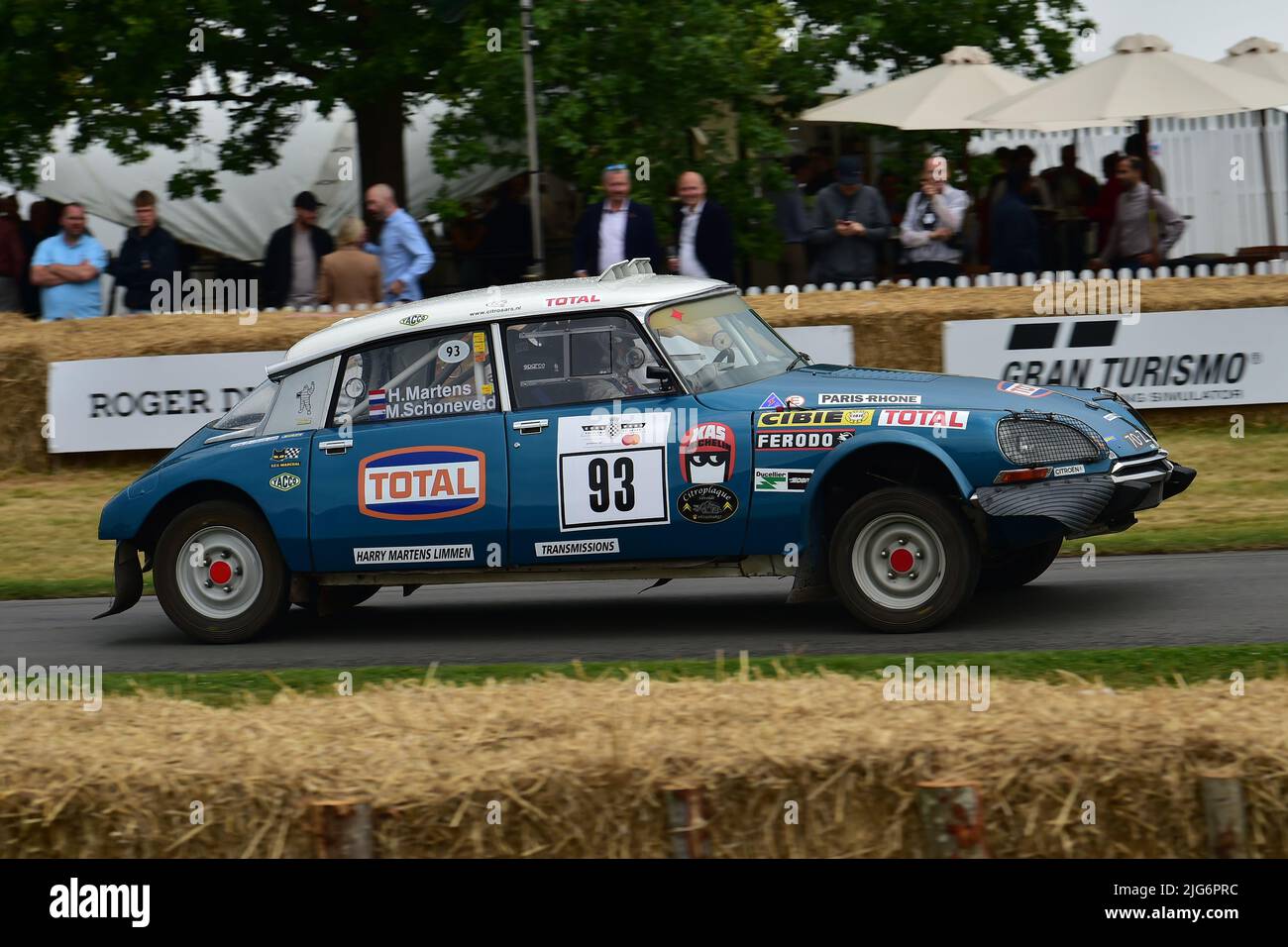 Harry Martens, Marcel Schoneveld, Citroen DS 23 IE, Forest Rally Stage ...