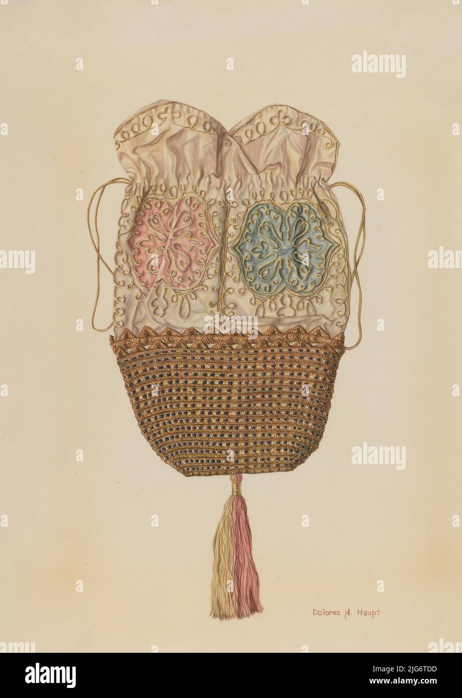 Embroidered reticule hi-res stock photography and images - Alamy