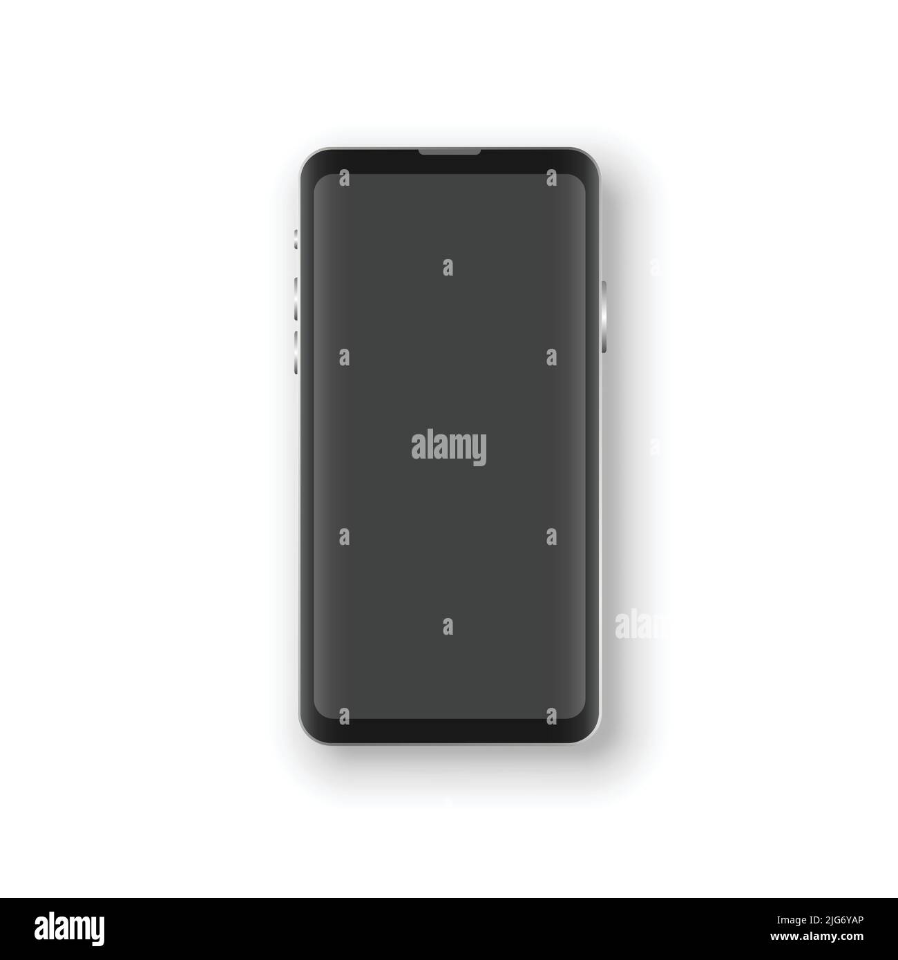 Smartphone icon in flat style. Mobile device vector illustration on ...