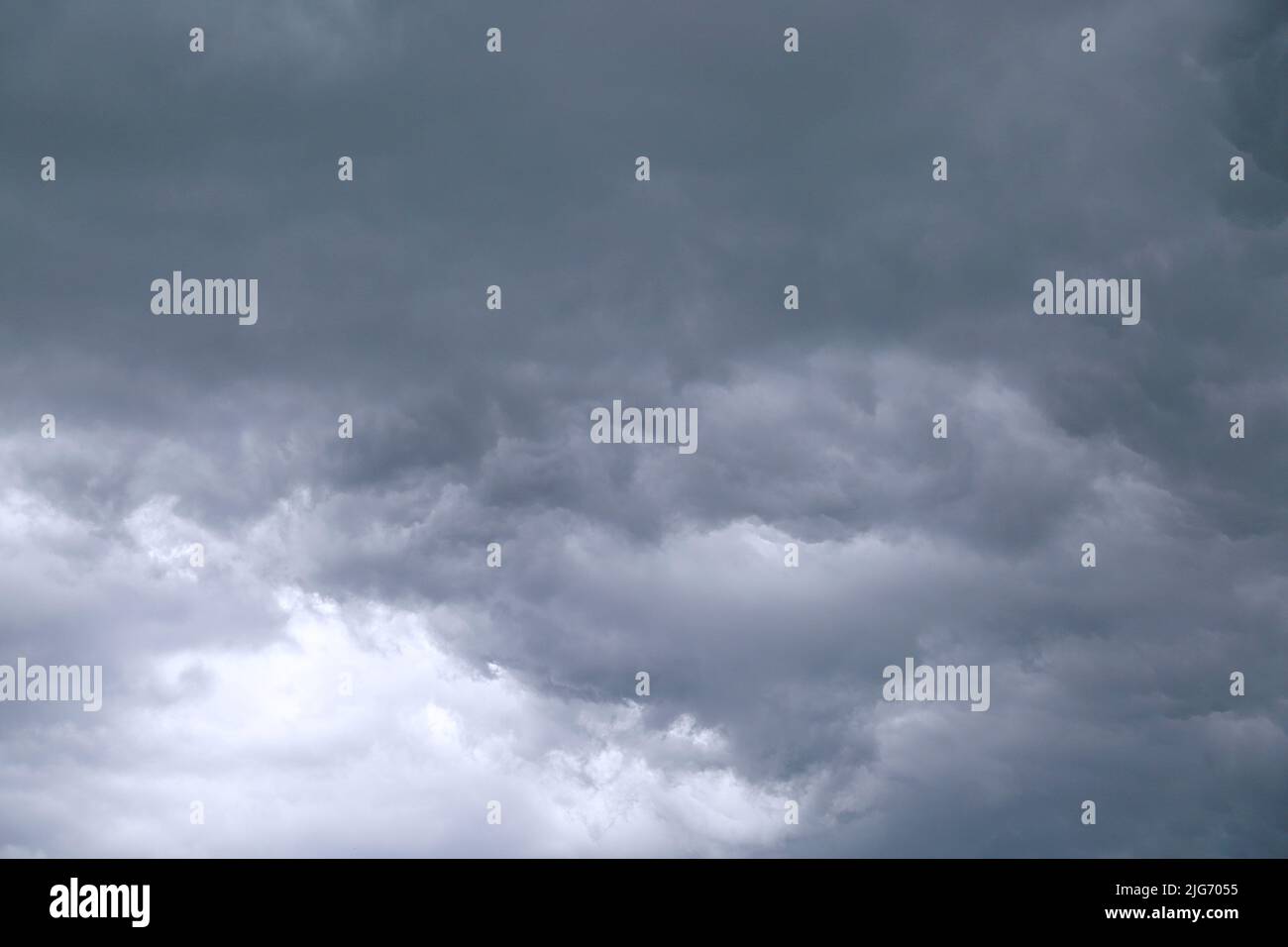 Dramatic cloudy sky before storm Stock Photo