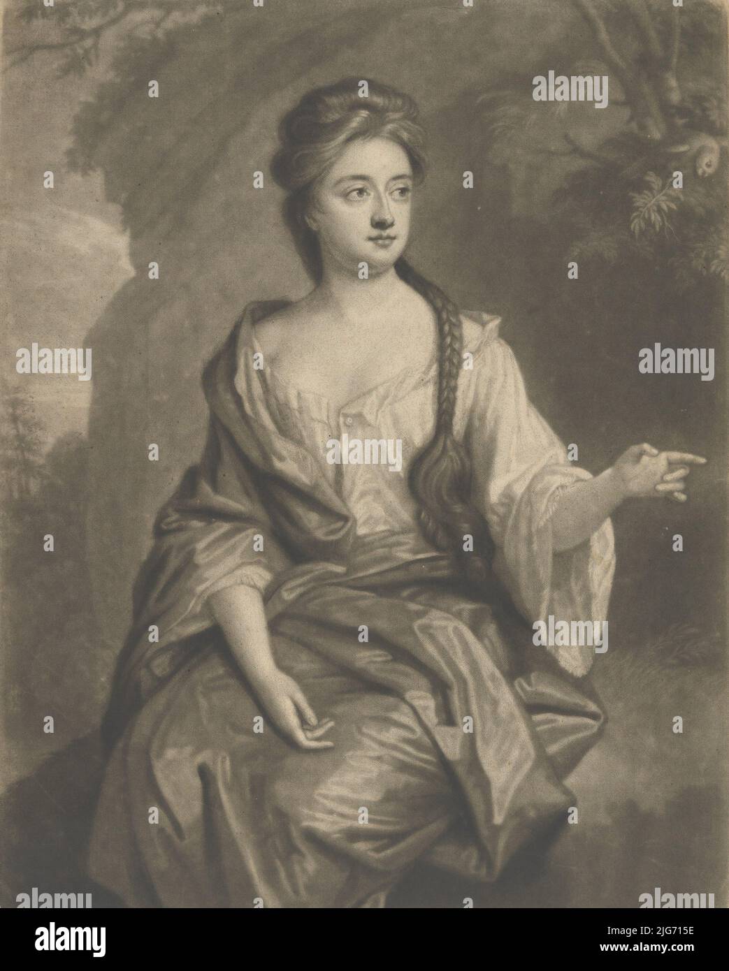 Isabella, Duchess of Grafton, 1692. Stock Photo
