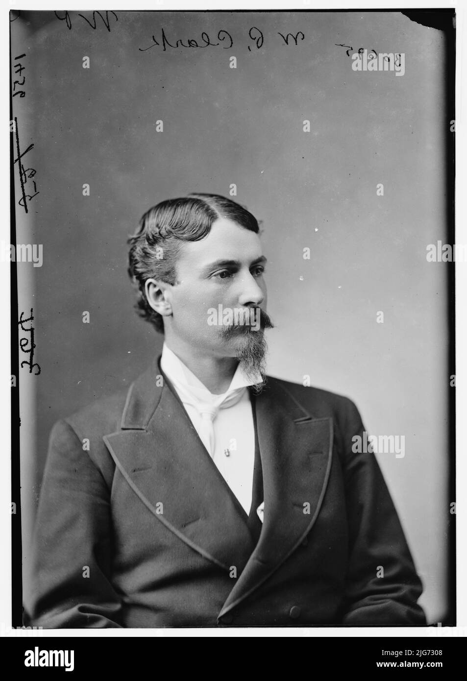 Clark, W.P., between 1870 and 1880. [Army officer during the Plains Indian Wars. Author of 'The Indian Sign Language', still a comprehensive primary source on the sign language of the Great Plains Indian tribes]. Stock Photo