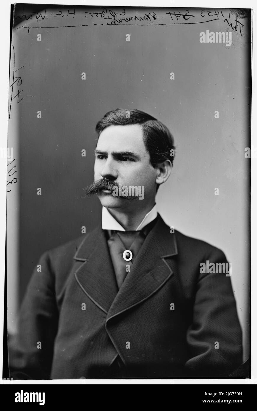 Gen. H.C. Warmoth of LA, between 1870 and 1880. [Politician, lawyer, officer in the Union Army; Governor of Louisiana]. Stock Photo