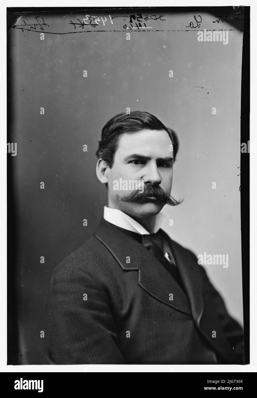 Warmoth Gov. H.C. of La., between 1870 and 1880. [Politician, lawyer, officer in the Union Army; Governor of Louisiana]. Stock Photo