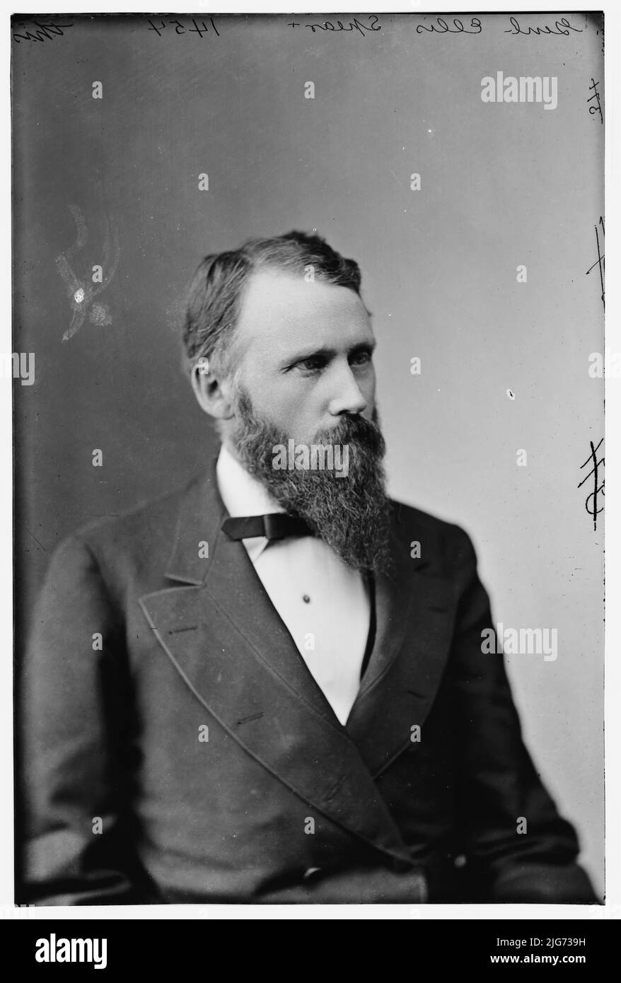 Spear, General Ellis (not in uniform), between 1870 and 1880. [Officer in the 20th Maine Volunteer Infantry Regiment of the Union Army]. Stock Photo