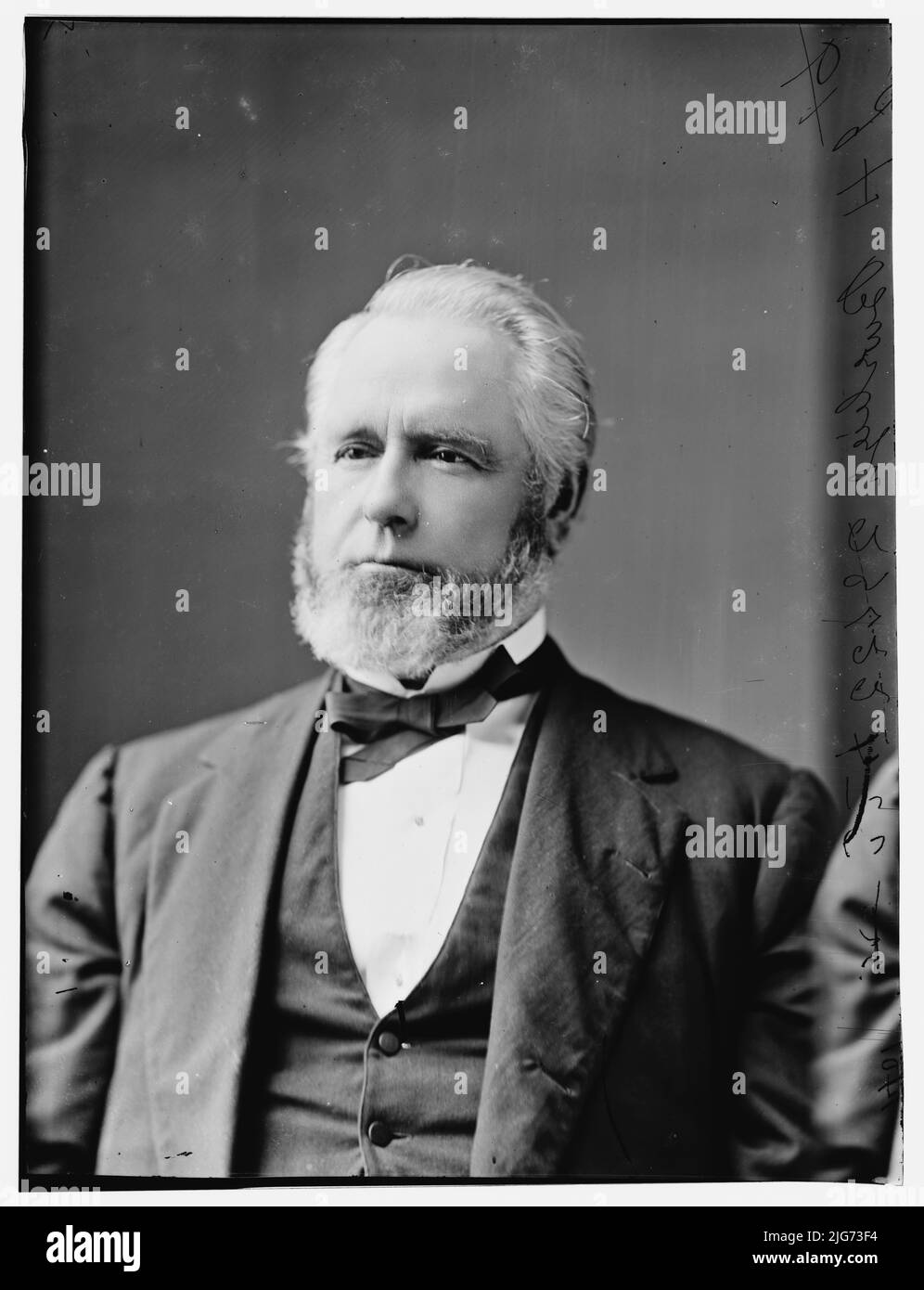 Burleigh, Hon. John H. of Maine, between 1870 and 1880. [Politician, sailor, manufacturer and banker]. Stock Photo