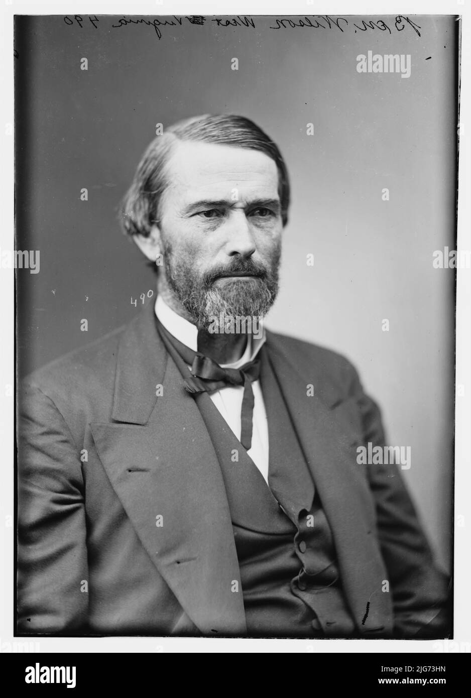 Wilson, Hon. Benjamin of W. Va., between 1870 and 1880. Members of State Constitutional Convention in 1861. [Politician and attorney general]. Stock Photo