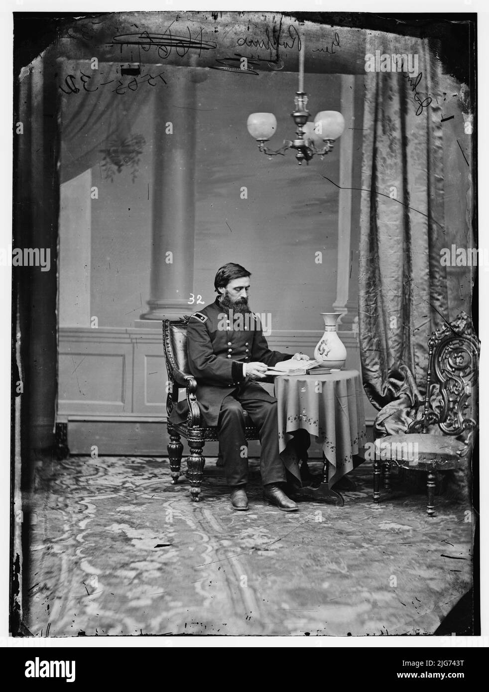 Gen. John A. Rawlins, U.S.A., between 1860 and 1875. [Union Army officer, Secretary of War]. Stock Photo