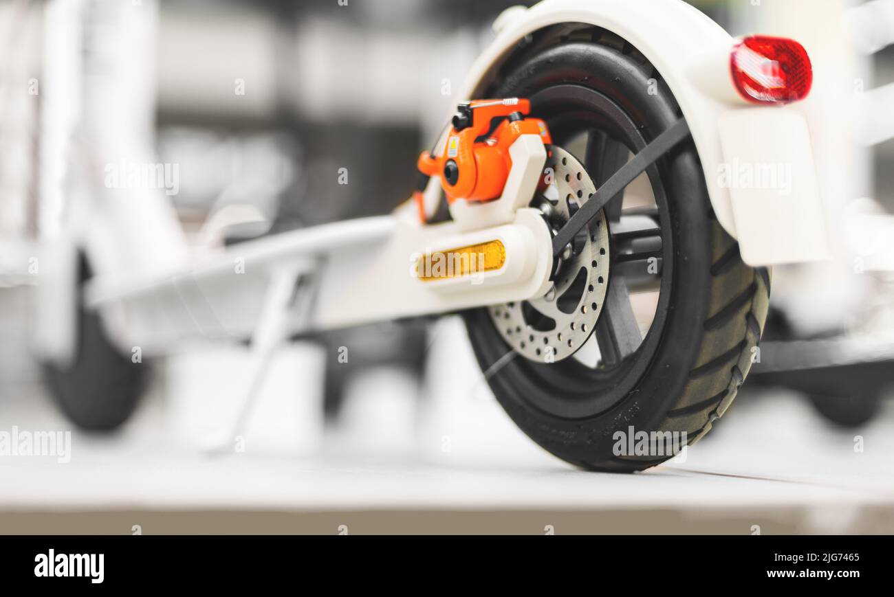 the electric drive scooter, kickscooter Stock Photo