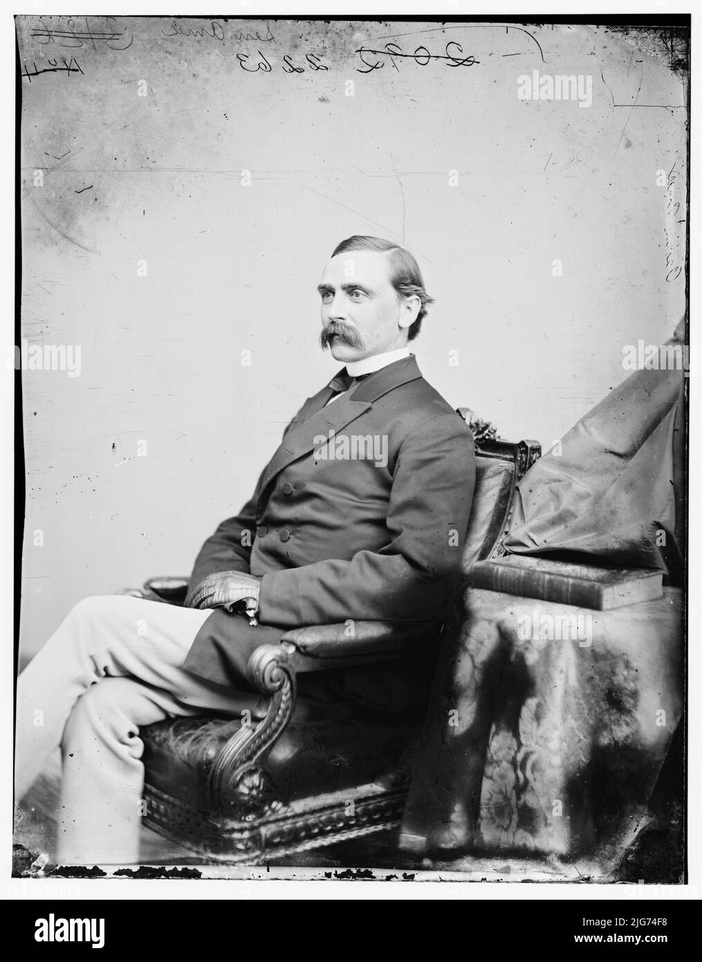 Hon. Adelbert Ames of Miss., between 1860 and 1875. [Sailor, soldier, and politician: Union Army general during the American Civil War; Governor of Mississippi]. Stock Photo