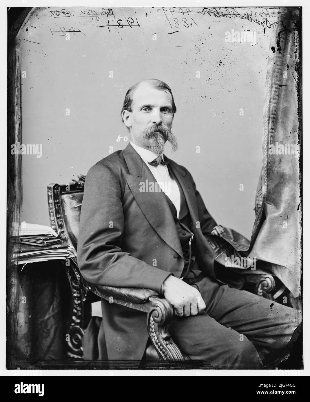Hon. Powell Clayton of Arkansas, between 1860 and 1875. [Colonel in the 5th Kansas Cavalry Regiment, Union Army; politician, diplomat, and businessman; governor of Arkansas; US Ambassador to Mexico]. Stock Photo