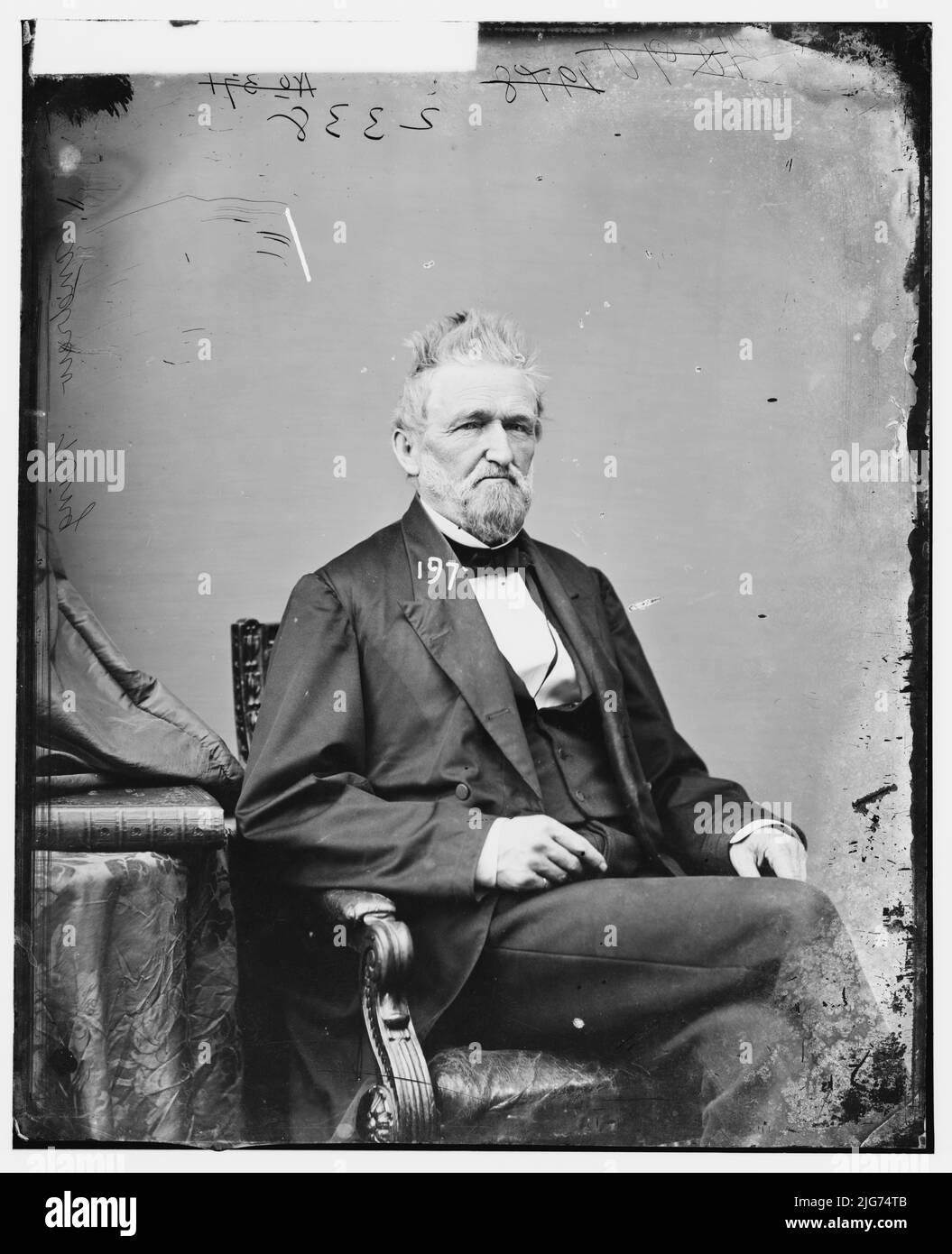 Hon. Andrew King of Mo., between 1860 and 1875. [Politician: 'the first congressperson to propose a nationwide ban on interracial marriage in the United States']. Stock Photo