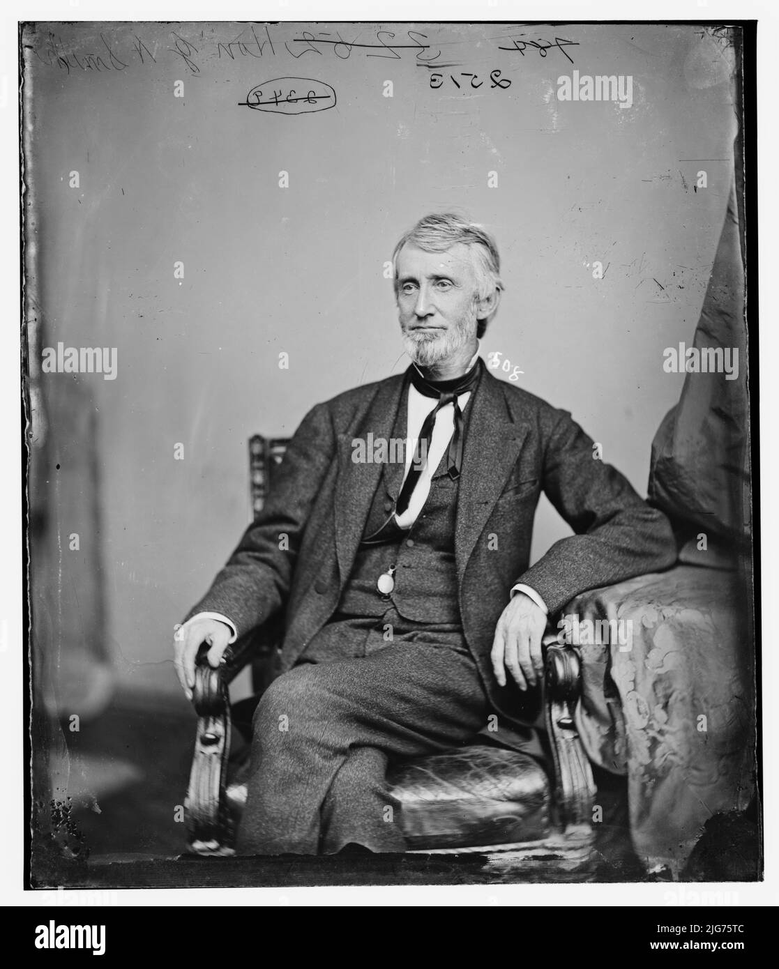 Hon. J. Hyatt Smith of N.Y., between 1860 and 1875. [Politician, pastor: chaplain of the Forty-seventh Regiment, National Guard of New York; inspector of the Pacific Railroad]. Stock Photo