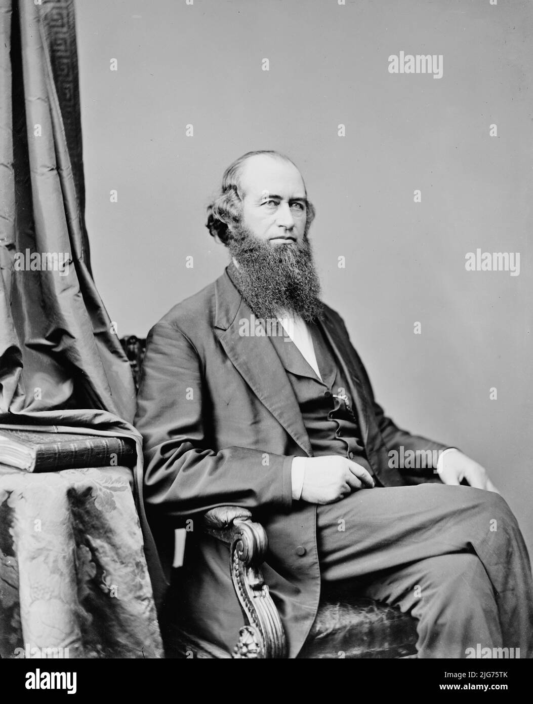 Hon. Jacob Benton of N.H., between 1860 and 1875. [Lawyer and politician]. Stock Photo