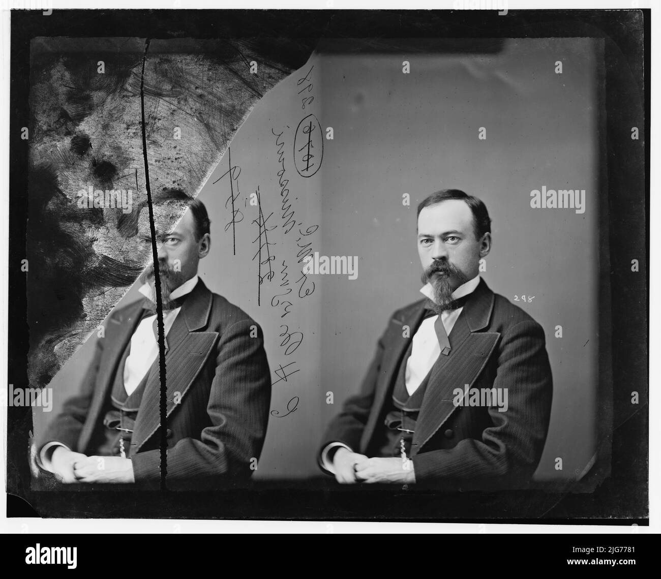 Morgan, Hon. Charles Henry of Mo. Capt. in the 1st Regt. and 21st Regt. Wisc. Vol. Inf., between 1865 and 1880. [Politician, lawyer, Union Army soldier in the Wisconsin Volunteer Infantry Regiment]. Stock Photo