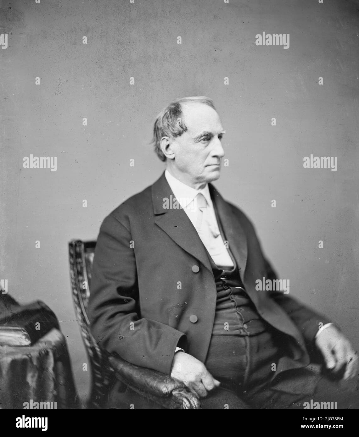 Cushing, Hon. Caleb of Mass. (served 4 days in the Supreme Court. 1874), between 1865 and 1880. [Politician, lawyer and diplomat. Nominated as Chief Justice of the United States Supreme Court in January 1974; the nomination was withdrawn 4 days later]. Stock Photo