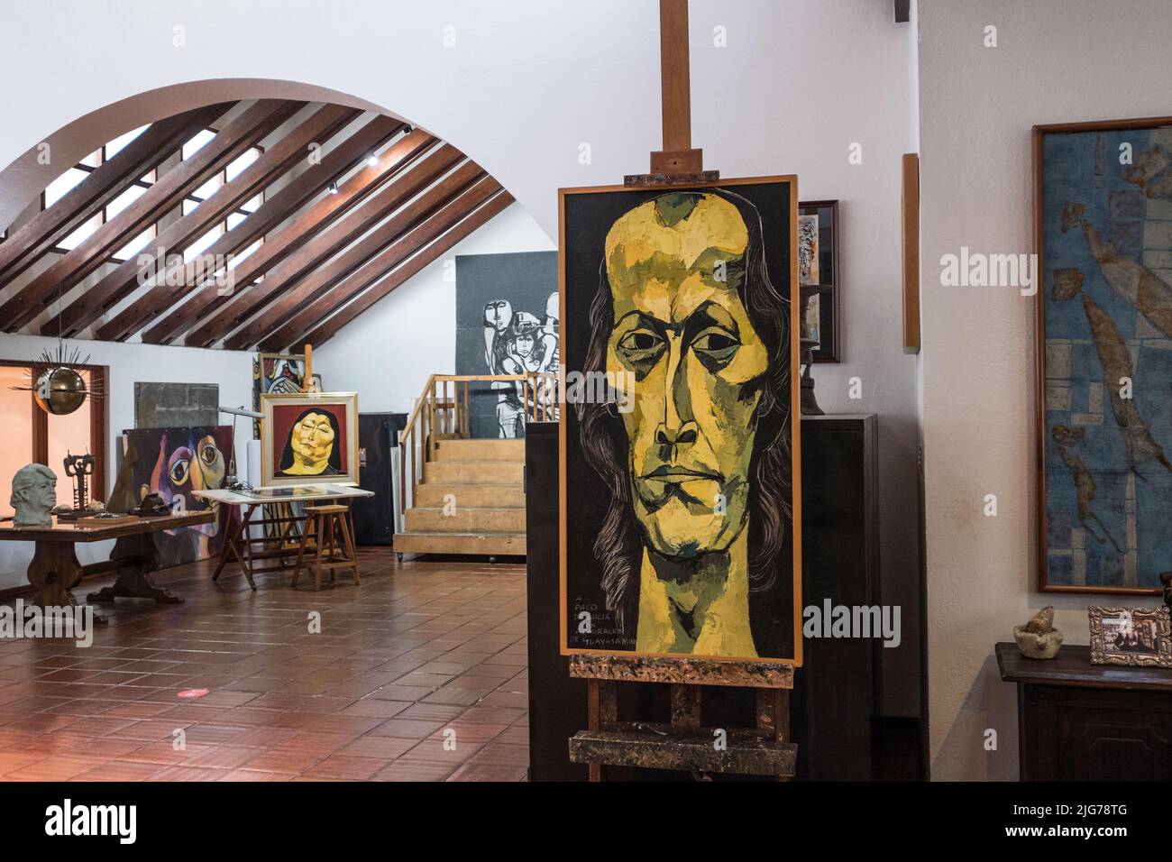 Guayasamin, Ecuador, museum, art, artist, South America Stock Photo