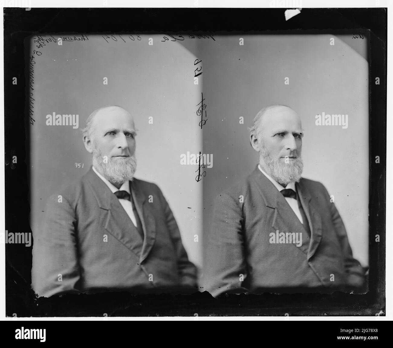 Ela, Hon. Jacob Hart of N.H., between 1865 and 1880. [Printer, politician and US marshal] Stock Photo