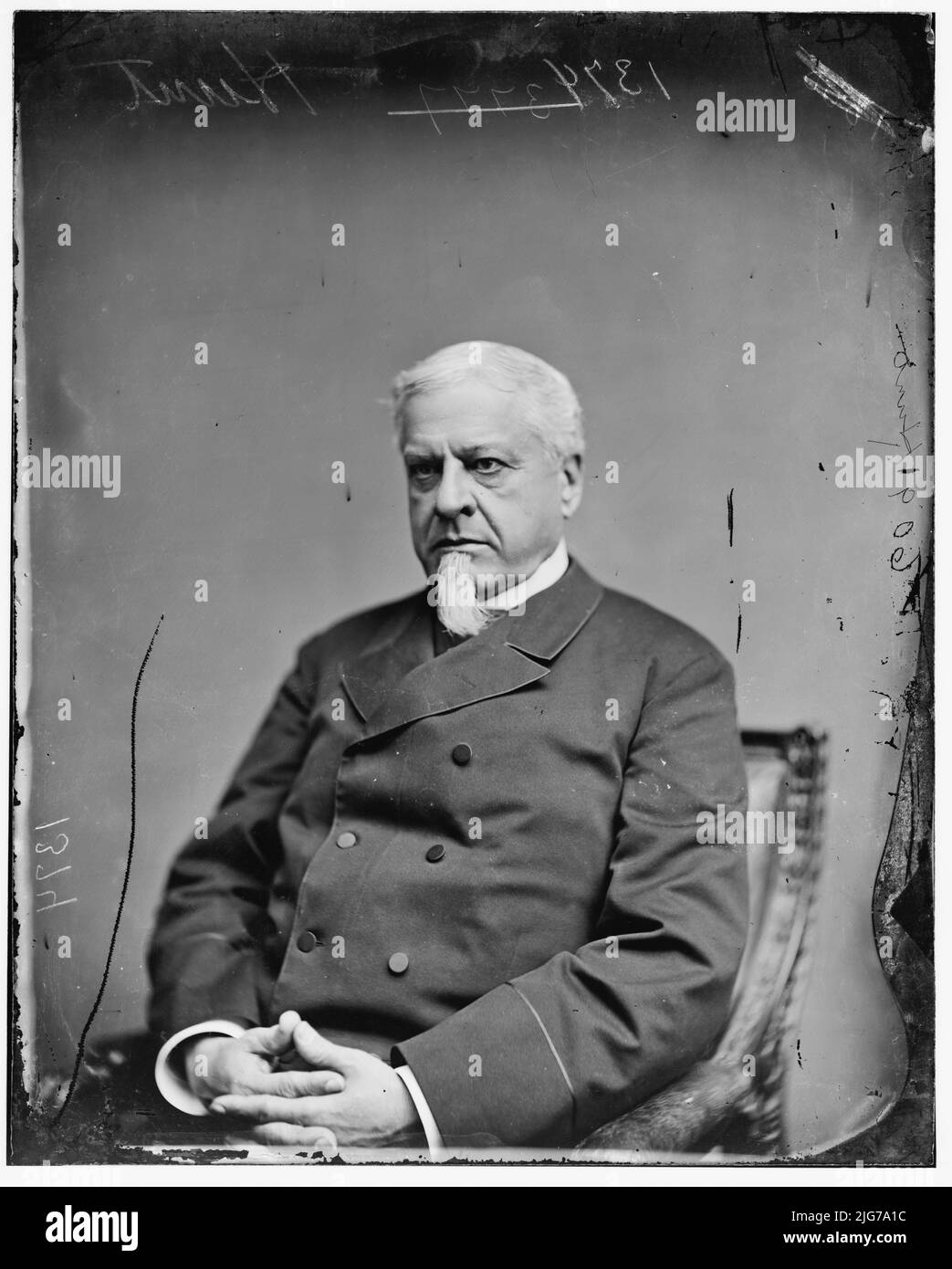 Hunt, Hon. Wm. H. Ex Secty of Navy, between 1865 and 1880. [Politician and lawyer: Secretary of the Navy; Minister to the Russian Empire; Judge of the Court of Claims]. Stock Photo