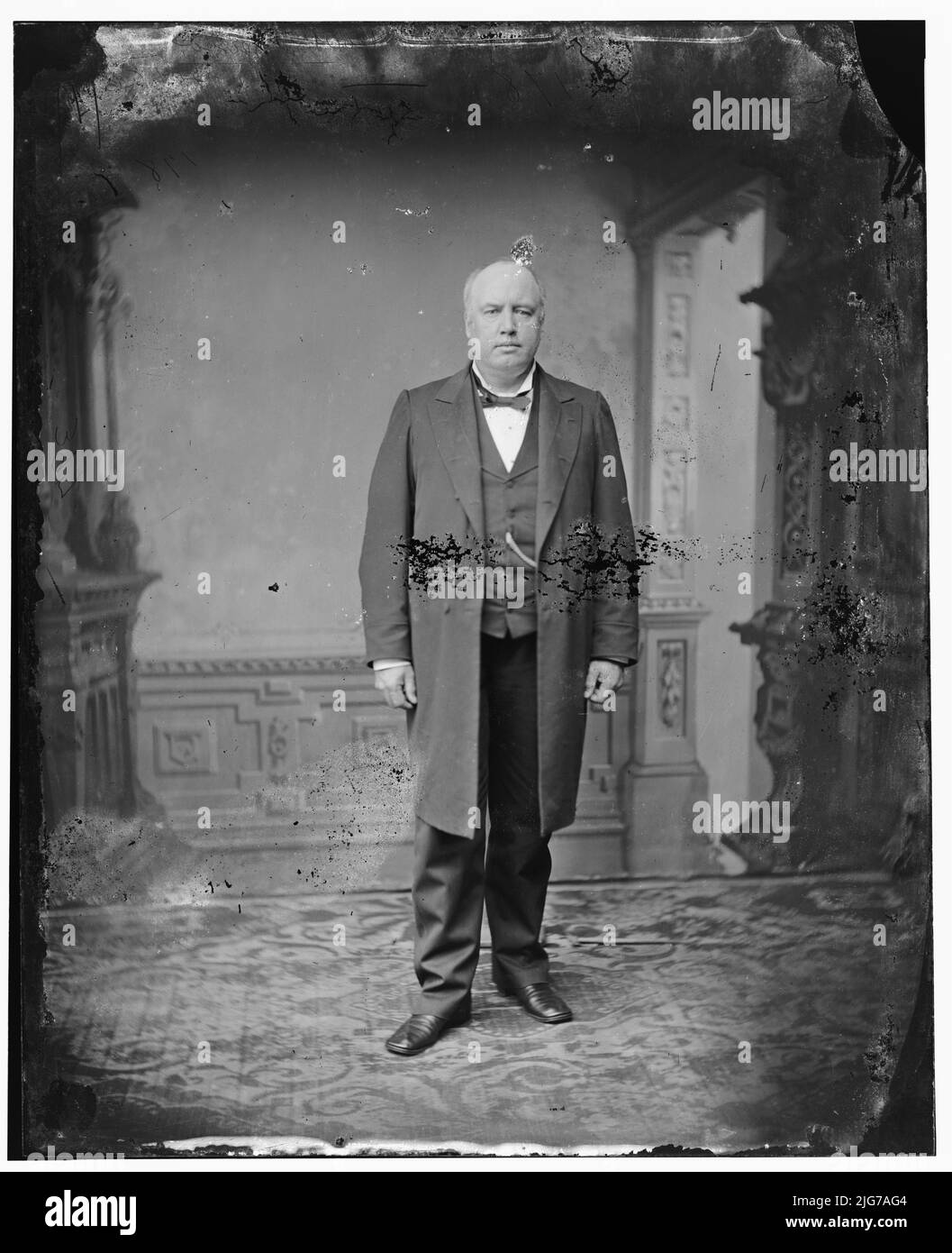 Ingersoll, Robert (The Infidel), between 1865 and 1880. [Politician, lawyer, writer, orator and Union Army soldier: nicknamed The Great Agnostic; commanded the 11th Regiment Illinois Volunteer Cavalry; Illinois Attorney General]. Stock Photo