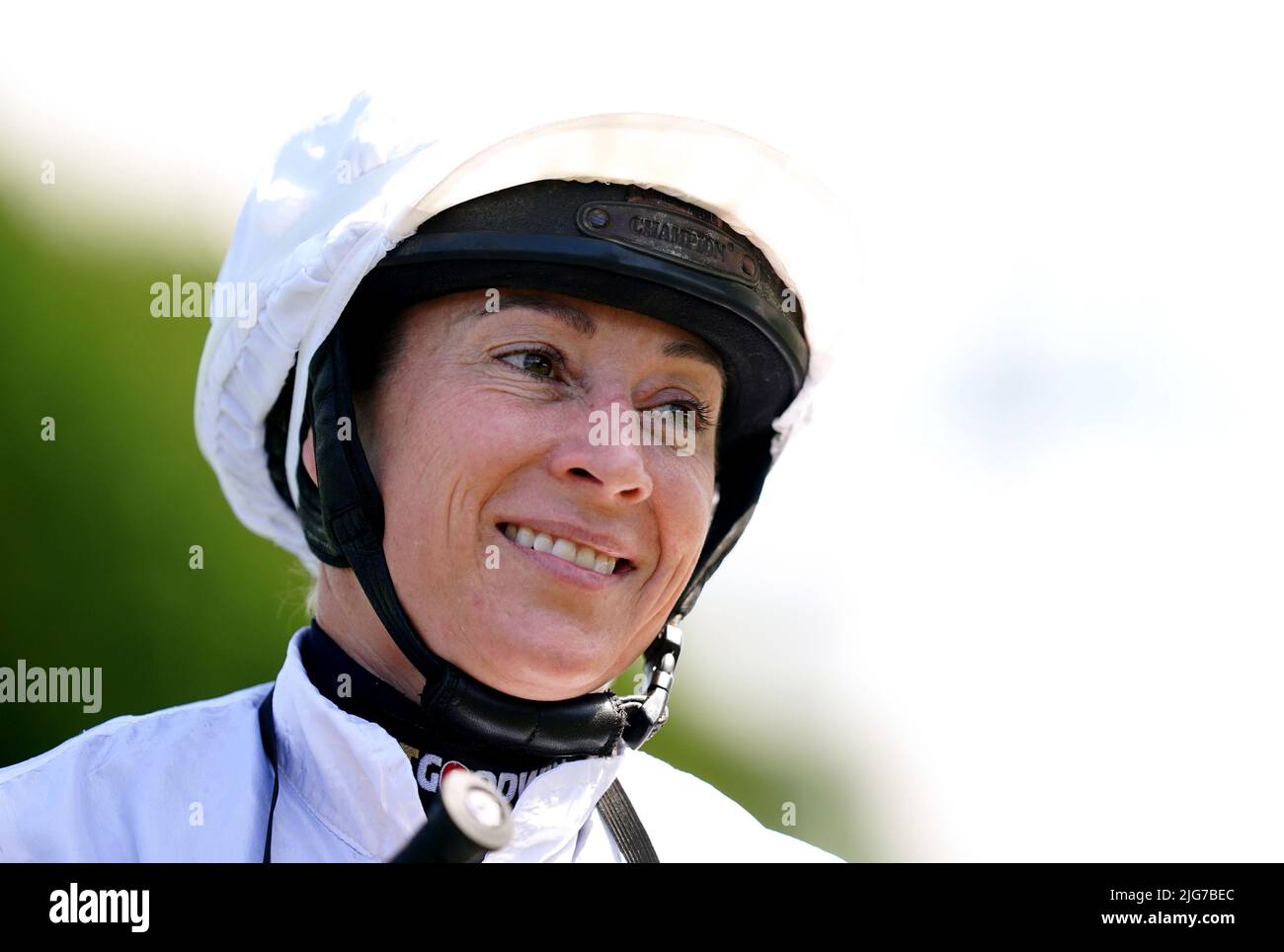 Jockey Hayley Turner After Competing In The Bet365 Handicap On Festival jockey-hayley-turner-after-competing-in-the-bet365-handicap-on-festival