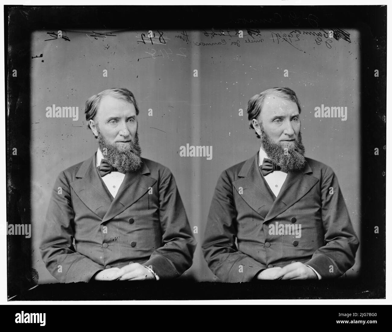 Joe Cannon of Illinois, 1876. Cannon, Hon. Joe. Neg. made 1876. M.C. [Member of Congress?], Ill., between 1865 and 1880. [Politician, Speaker of the US House of Representatives]. Stock Photo
