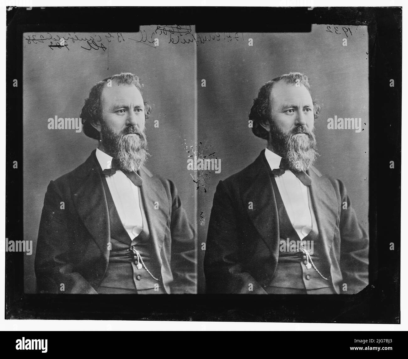 Bernard G. Caulfield of Illinois, 1865-1880. Caulfield, Hon. B.G. of Ill., between 1865 and 1880. [Politician, landowner and lawyer]. Stock Photo