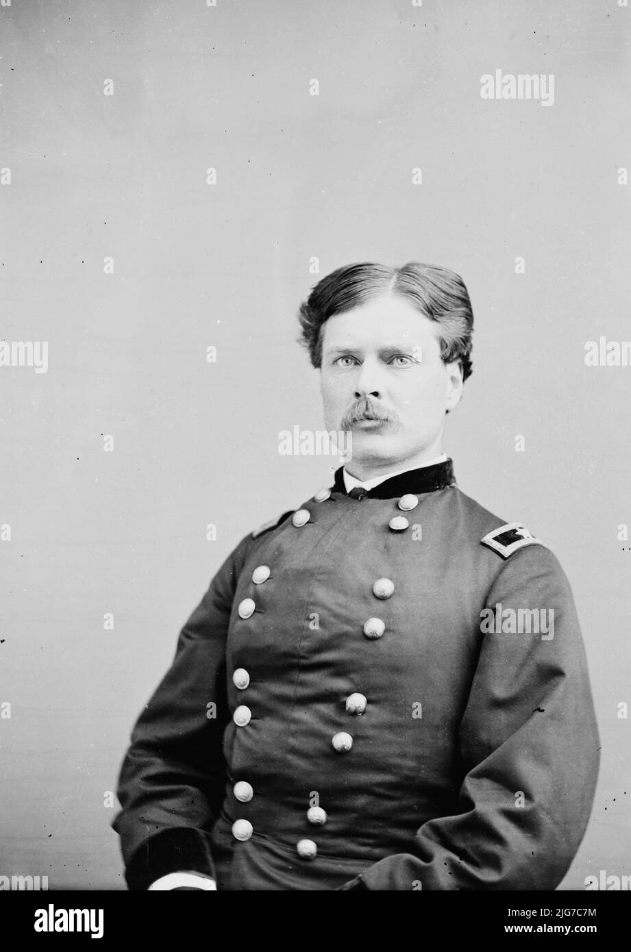 Gen. George A. Forsyth, between 1855 and 1865. [Cavalry officer in the ...