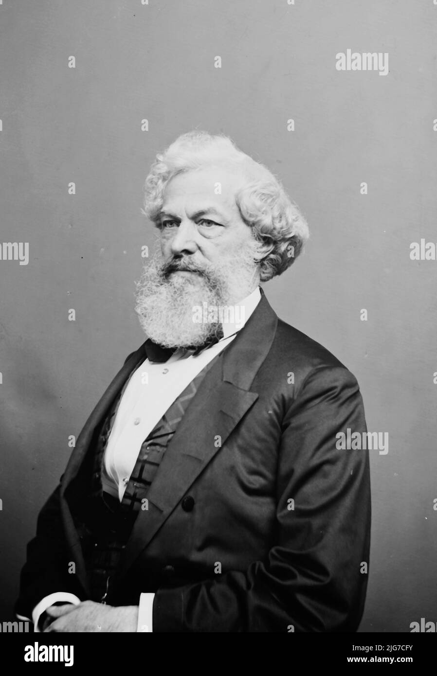 Thos. U. Walter, between 1855 and 1865. [Civil Engineer; fourth Architect of the Capitol] Stock Photo