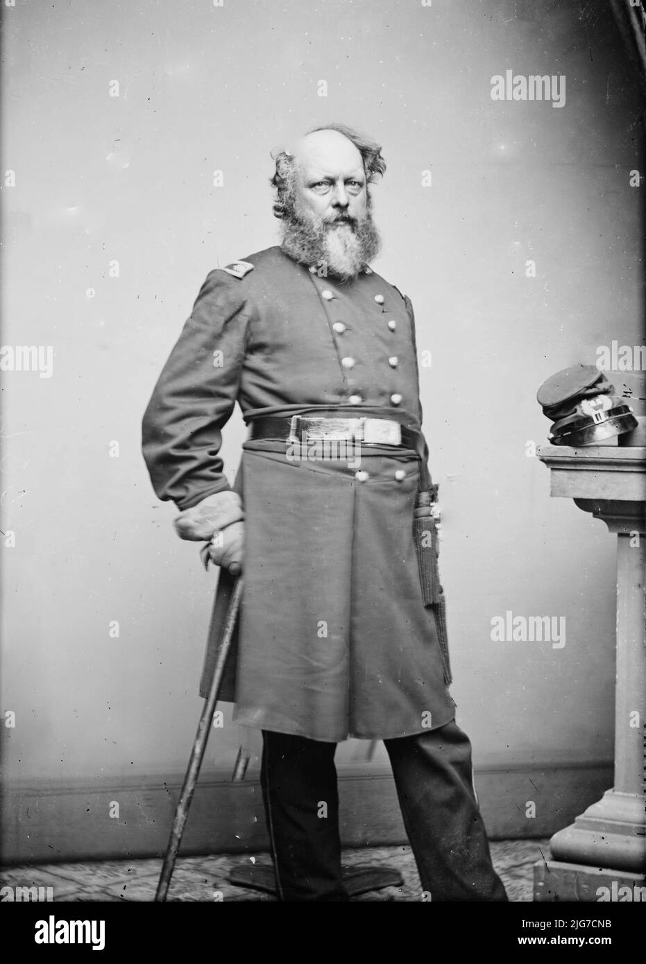 Surgeon H.A. Potter, between 1855 and 1865. [Army surgeon, 50th New York Engineers]. Stock Photo
