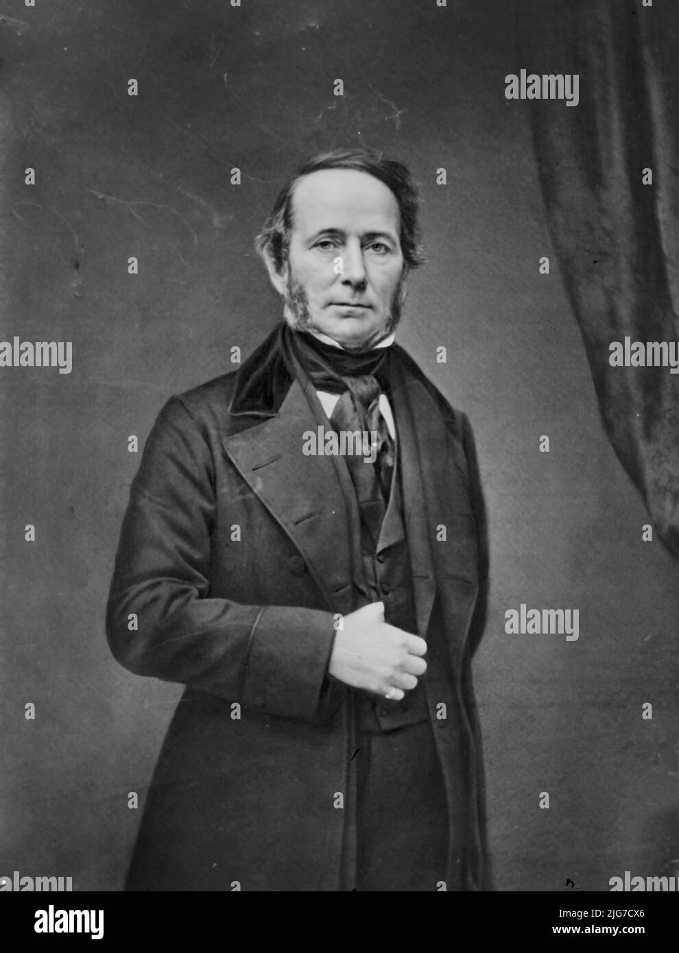 Curtis Noyes, between 1855 and 1865. [Lawyer, jurist: district attorney of Oneida County]. Stock Photo