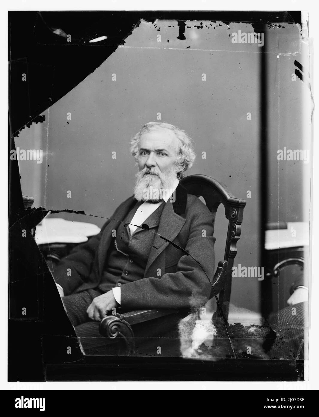 Nicholas Philip Trist, between 1855 and 1865. [Lawyer, diplomat, planter and businessman: negotiated the Treaty of Guadalupe Hidalgo which ended the Mexican-American War]. Stock Photo