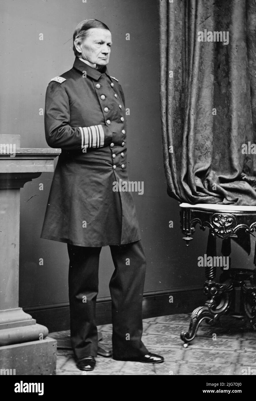 Adm. Smith, U.S.N., between 1855 and 1865. [Sailor, naval officer, rear admiral]. Stock Photo