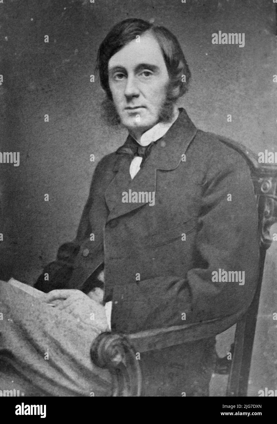 Geo. Wm. Curtis, between 1855 and 1865. [Author, public speaker: 'in favour of African-American equality and civil rights']. Stock Photo