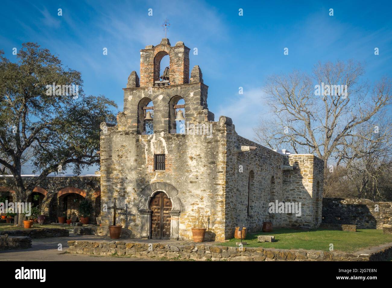 Mission Espada was the first mission in Texas. Today it is part of the