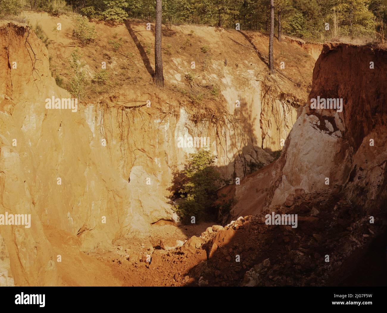 Greene Co. Ga., eroded farm land Stock Photo Alamy